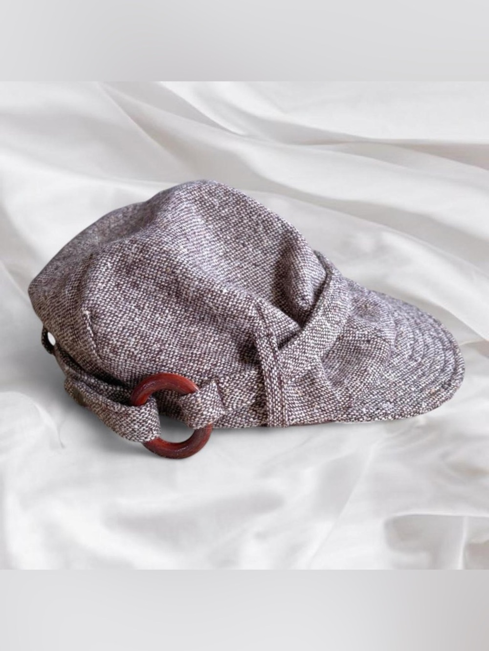 ‼️SOLD‼️Brown Tweed Newsboy Hat